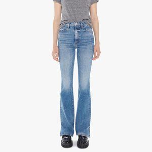 High Waisted Mother Weekender Jeans (Medium/Light Wash)